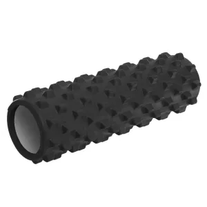 Ролер для йоги та пілатесу Grid Bubble Roller - 45 см*14 см Чорний