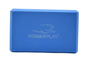 Yoga Block 2 pcs (Pair) PowerPlay 4006 Yoga Brick EVA Blue