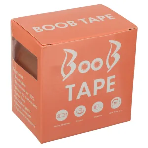 Кінезіо тейп для тейпування грудей Kinesio tape BOOB розмір 5 смх5 м бежевий BC-1093 5