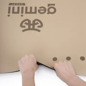 Коврик для йоги каучуковый полиуретан Pro Zodiac Sport Pro близнецы 183 см*68 см*5 мм