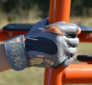 Рукавички для фітнесу MadMax MFG-921 Voodoo Light grey/orange S