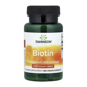 Biotin 5000 мкг - 100 капсул