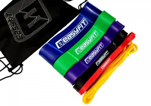 Rubber Loops EasyFit: Set 1-110 kg (6 pcs)