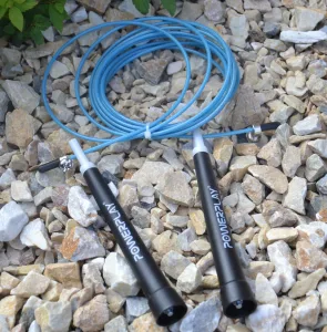 Скакалка швидкісна PowerPlay 4202 Ultra Speed Rope Бірюзова 2,9 m.