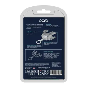 Нічна капа від бруксизму від скреготу зубами OPRO доросла вік 11+ Clear art.869002