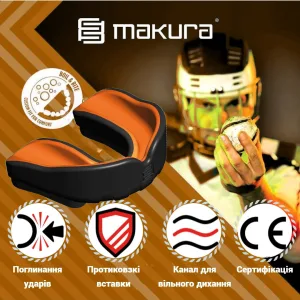 Капа MAKURA Ignis доросла (вік 11+) Black/Orange (art.6017514013)