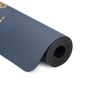 Килимок для йоги каучуковий поліуретан Pro ILLustration Sport Pro 183 см*68 см*5 мм темно-синій