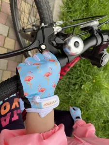 Cycling Gloves PowerPlay 001 Flamingo Blue 2 - XS