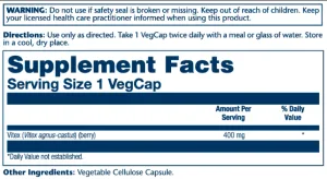 Vitex Berry Extract 400 мг - 100 капсул