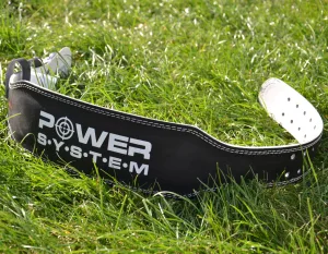 Пояс для важкої атлетики Power System PS-3250 Power Basic шкіряний Black - S