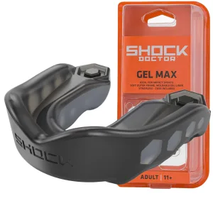 Капа Shock Doctor Gel Max доросла (вік 11+) Black (art. 6210-BK-AD)