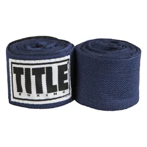 Бинти для боксу TITLE Boxing Select 180" Semi Elastic Mexican Navy (4,5м.)