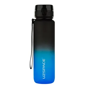 Uzspace Frosted Gradient Waterbottle 3038 1 л чорний/blue