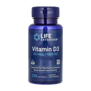 Vitamin D3 25 мкг (1000 IU) - 250 софтгель