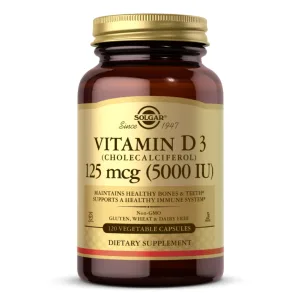 Vitamin D3 (Cholecalciferol) 125 мкг (5000 IU) - 120 капсул