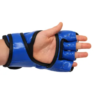 Рукавички для змішаних єдиноборств EVL MMA L - синій