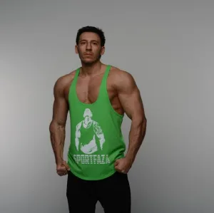 Майка SportFaza stringer BLK S Зелений