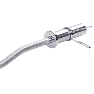 Гриф для штанги сталевий хромований олімпійський W-подібний із замками SHUANG CAI SPORTS довжина 1,2 м ø50 мм хром