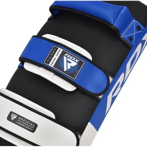 Thai Boxing Pads RDX T1 Curved Thai Kick Pad Blue (1 pc.)