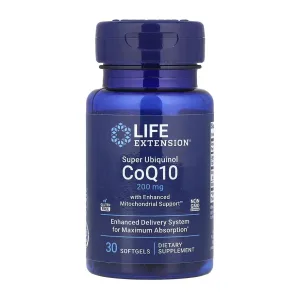 Super Ubiquinol CoQ10 with Enhanced Mitochondrial Support™ 200 мг - 30 софтгель