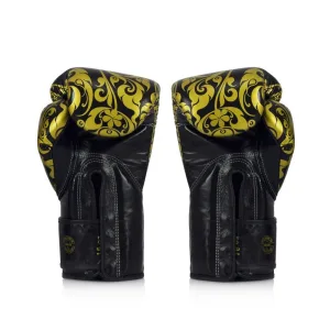 Боксерські рукавиці Fairtex BGVG2 Velcro Black 14 унцій (бинти в комплекті)
