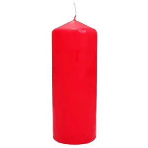 Свічка столова циліндр Bispol sw60/150 030 червонй