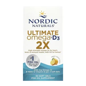 Ultimate Omega 2 X D3 - 60 софтгель