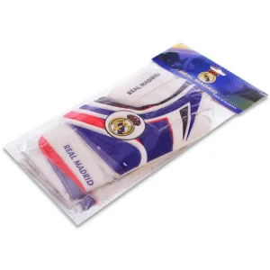 Рукавички воротарські дитячі BALLONSTAR із символікою футбольного клубу Real Madrid 5 - білий/синій