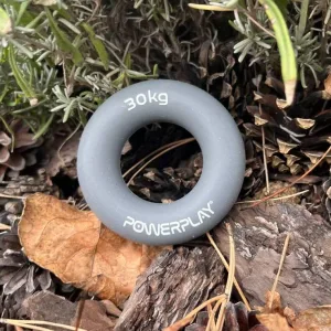Еспандер кистьовий силіконовий PowerPlay PP-4324 Hand Grip Ring X-Hard 30 кг. сірий