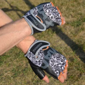 Рукавички для фітнесу MadMax MFG-831 Mti 83,1 Grey/Digital Camo XXL