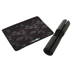 Barbell pad cushioning LiveUp black LP8093