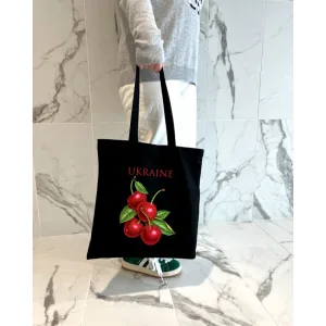 Екошопер BookOpt ВК4078 Ukraine Вишенька, Чорний