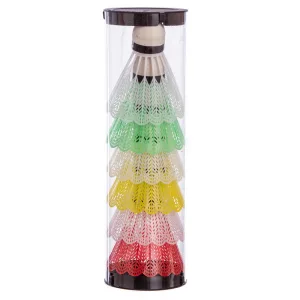 Волани для бадмінтону 6 шт різні кольори