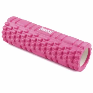 Масажний ролик роллер PowerPlay 4342 Massage Roller Рожевий 30x10 см.