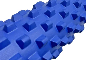 Масажний ролик EasyFit Grid Roller PRO 45 см синій