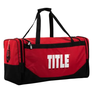Спортивна сумка TITLE Boxing Deluxe Gear Bag Red (70л.)
