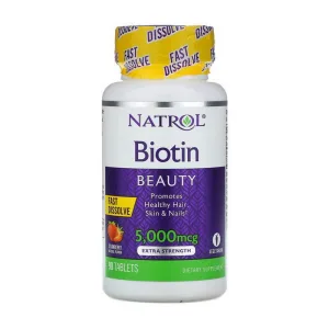 Biotin Beauty 5,000 мкг - 90 таблеток полуниця універсальний