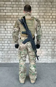 Ремінь збройовий трьохточковий тактичний 3-point чорний (трьохточка)