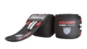 Бинти на лікоть Power System PS-3600 Elbow Wraps Red/чорнийпара