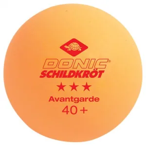 Кулі для настільного тенісу 6 штук DONIC AVANTGARDE 3* помаранчевий 40+