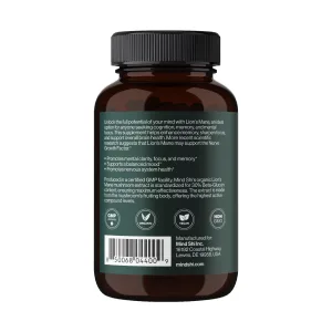 Lion's Mane Mushroom 1000 mg 60 veg caps (no label, exp. 10.26)