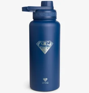 Пляшка для води металева з подвійною вакуумною ізоляцією Bohtal Insulated Bottle 960 мл Blue Superman