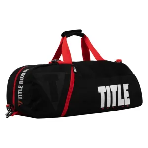 Спортивна сумка TITLE Boxing Champion Sport Bag/Backpack Black/Red