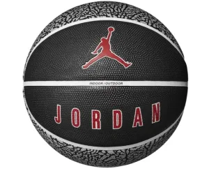 М'яч баскетбольний Nike Jordan Playground 8P black/wolf grey/gym red size 7 J.100.8255.055.07 (Оригінал)