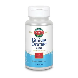 Lithium Orotate - 5 мг 60 вегетаріанських капсул