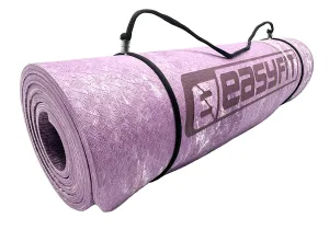 Килимок для йоги та фітнеса EasyFit PER Premium Mat 8 мм + чохол фіолетовий