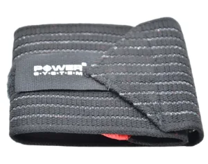 Кистьові бинти Power System PS-6000 Elastic Wrist Support чорний/червоний