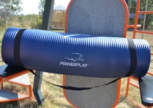 Килимок для йоги та фітнесу PowerPlay 4151 NBR Performance Mat синій 183x61x1,2