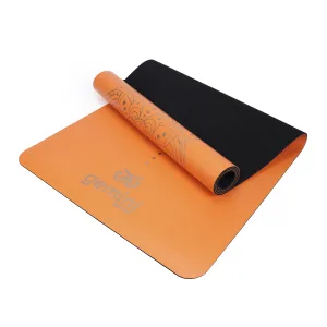 Килимок для йоги каучуковий поліуретан Sport Pro 183 см*68 см*5 мм помаранчевий
