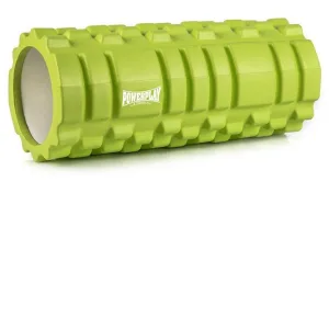 Набір для масажу та йоги PowerPlay PP_4096 (ролик 33*14 + 2-ва мячі) Green + резинка 5,5 кг.